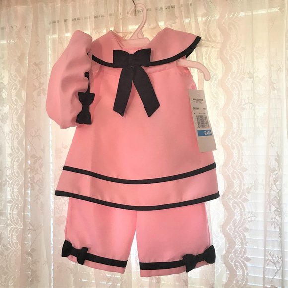Sailor Suit 3 Piece Girl’s Spring Summer - Picture 1 of 5